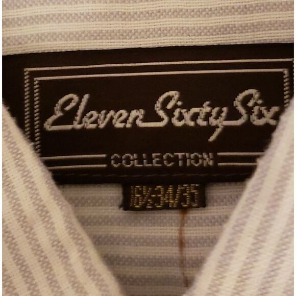 Eleven Sixty Six long sleeve dress shirt Pre-owned - Picture 3 of 6